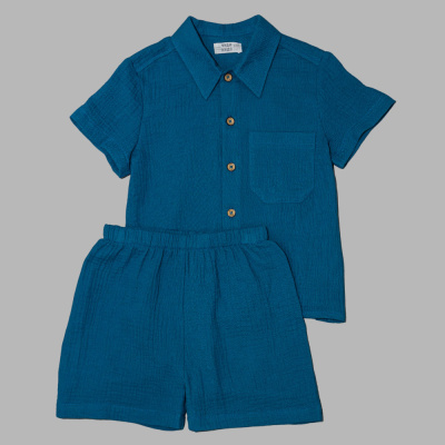 Комплект Рубашка и шорты Чуди Кидс 335525 синий 01